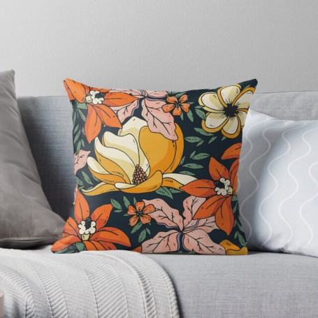 Contracted Nordic home pillowcase cushion cover 50x50cm cushion cover plant modern decoration living room sofa home bed 60*60