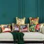 Entry Lux Pillow American Retro Sofa Cushion Cover Living Room Bedroom Bedside Lumbar Cushion Cover Model Room Pillowcase