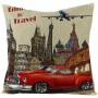 2022 Vintage Road 66 Pillowcase Retro Car Women Pillows Covers Cushions Home Decor Luxury Designer Pillow Case 45x45 Sofa Cover