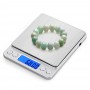 Latest USB powered kitchen scale 500g 0.01g Stainless Steel Precision Jewelry Weighing balance Electronic Food Scale