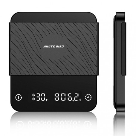 2kg/0.1g electronic coffee scale pour over espresso smart scale automatic Timing digital LED Kitchen cooking baking scales