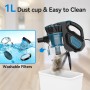 Vacuum Cleaner Corded INSE I5 18Kpa Powerful Suction 600W Motor Stick Handheld Vaccum Cleaner for Home Pet Hair Carpet
