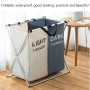 Household Foldable Laundry Basket Square Oxford Cloth Waterproof Dirty Clothes Basket Portable Grid Fabric Storage Toy Basket
