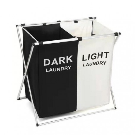Household Foldable Laundry Basket Square Oxford Cloth Waterproof Dirty Clothes Basket Portable Grid Fabric Storage Toy Basket