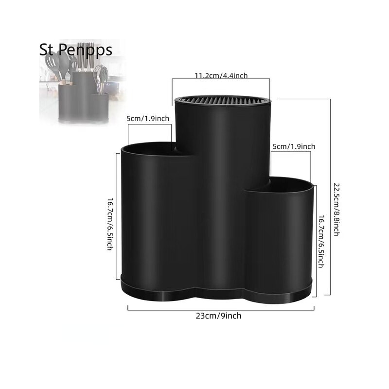 Knife Holder Stand for Knives MultiFunction Plastic Stands for Cutlery