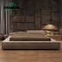 Minimalist Simple Comfortable Double Bed Nordic Bedroom Furniture Fabric Tatami King Size Soft Bed Frame camas cama de casal