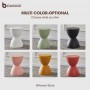 INS Nordic Hourglass Round Footstool Modern Minimalist Shoe Changing Chair Fashion Thickened Plastic Waiting Stool Side Table