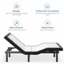 Smart Adjustable Bed Base Ergonomic Massage Bed Frame Zero Gravity Multi-Modes Bed for Pregnancy/Elderly/Surgery People