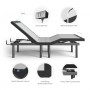 7-Zone Smart Adjustable Bed Base Ergonomic Zero Gravity Massage Bed Frame with Wireless Remote for Pregnancy / Elderly / Surgery