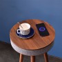 Creative Smart Coffee Table with HIFI Bluetooth Speaker Wireless Charging Nordic Style Living Room Side Table with Stereo Audio