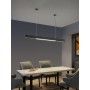 Minimalist dining room chandelier Nordic modern kitchen island table led lamp office without main lamp one word long chandelier