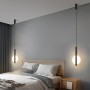 Nordic Chandeliers Black Minimalist Art LED Chandeliers Hanglamp Acrylic Living Room Bedroom Restaurant Bar Home Lighting
