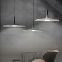 Modern UFO Aluminum Led Pendant Lamps Kitchen Suspension Round Nordic Home Decor Living Dining Room Indoor Hanging Light Fixture