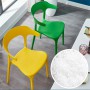 PACK 4 medieval Nordic style furniture chair, simple plastic dining chairs, Nordic living room desk, terrace, dining room, bedro