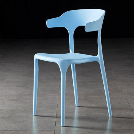 PACK 4 medieval Nordic style furniture chair, simple plastic dining chairs, Nordic living room desk, terrace, dining room, bedro