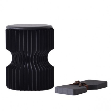 30x43cm Folding Kraft Paper Stool Paper Seat Ideal for School,Living Room Low Stool Chair for Fitting Room, Exhibition Halls