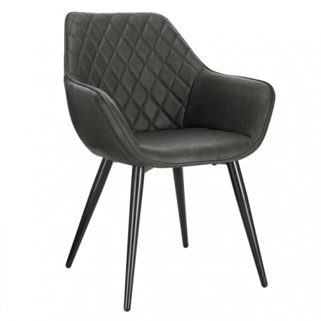 WOLTU Modern Dining Chair Upholstered Kitchen Chair with Armrests Colorful Soft Tea Coffee Stool for Living Room Dining Room