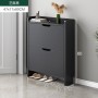 AOLIVIYA Ultra-thin Tipping Shoe Rack Simple Home Door Bedroom Dust-proof Slippers Storage Shoe Cabinet
