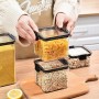 Large Food storage Box Plastic Sealed tank Kitchen Container Hgh-capacity With Lid  for  Mung bean Pasta Home Organizer