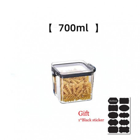Large Food storage Box Plastic Sealed tank Kitchen Container Hgh-capacity With Lid  for  Mung bean Pasta Home Organizer