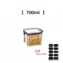 Large Food storage Box Plastic Sealed tank Kitchen Container Hgh-capacity With Lid  for  Mung bean Pasta Home Organizer
