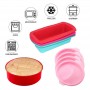 Round Cake Silicone Layer Mold Baking Pan For Pastry Shape And Accessories Bakeware Muffin Cupcake Rectangular Bread Molds