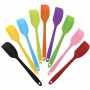 2PCS Baking Tool Silicone Integrated Scraper Small Butter Scraping Cake Spatula Butter Stirring Knife
