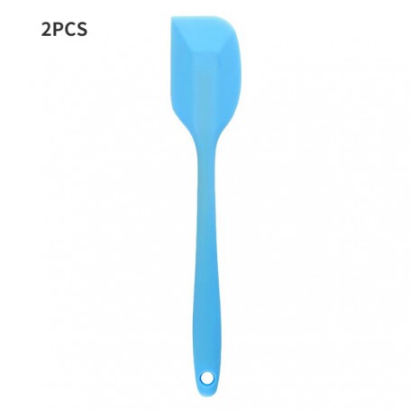 2PCS Baking Tool Silicone Integrated Scraper Small Butter Scraping Cake Spatula Butter Stirring Knife