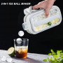 Ice ball Making Box Portable Ice Cuber Maker Frozen Ice Artifact Mold Household Silicone Multifunctional Ice Maker Ice Cube Mold