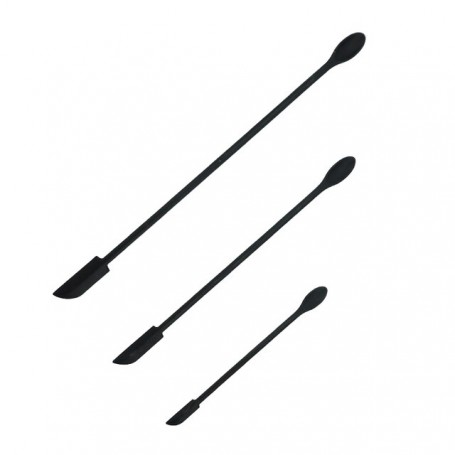 3pcs Mini Spatula Silicone Cream Spatula Small Makeup Spatulas Tiny Spoon Spatula for Kitchen Glass Jar Bottle Beauty Cosmetic