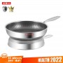 AIWILL Kitchen Quality 316 /304 Stainless Steel Frying Pan Nonstick Pan Cooking Fried Steak Pot Electromagnetic Furnace General