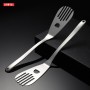 AIWILL 304 stainless steel spoon/slotted spoon/frying spatulahigh quality hot pot restaurant kitchen utensils and household
