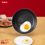 AIWILL 316 Stainless Steel Frying Pan/Wok healthy non-stick general use for gas and induction cooker deepened  quality gift 26cm