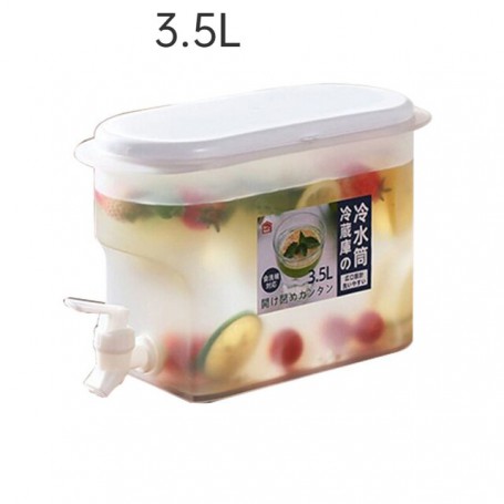 with Capacity Dispenser Pitcher Beverage Faucet Large 3.5L Spigot Iced and Refrigerator Refrigerator Water Kettle Cold In Cold
