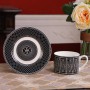 2022 New European Decor Modern Ceramics Coffee Mug Cup Western Bone Porcelain Tableware Decorations Tea Cups Dessert Tray