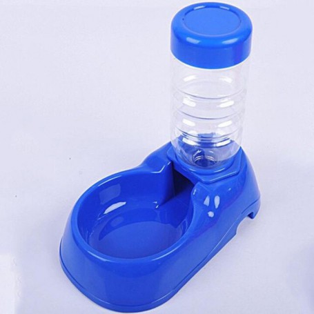 350ML Pet Cat Dog Automatic Water Dispenser Feeder Drinker Dish Bowl Bottle Pet Products Dog Feeders Blue Dishes Fountains