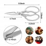 Kitchen Accessories Scissors Stainless Steal Sharp Multi Function Tool Food Scissor For Chicken Vegetable Barbecue Meat Fish