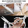 Kitchen Accessories Scissors Stainless Steal Sharp Multi Function Tool Food Scissor For Chicken Vegetable Barbecue Meat Fish