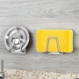 Kitchen Stainless Steel Sink Sponges Holder Self Adhesive Drain Drying Rack Kitchen Wall Hooks Accessories Storage Organizer new