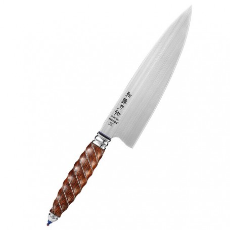 HEZHEN 8.5 Inches Chef Knife BÖHLER M390 Powder Steel High Quality North America Desert Ironwood Handle Kitchen Knife
