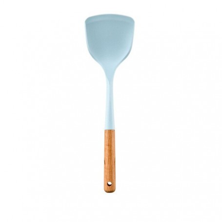 Blue Good Quality Silicone Utensils Kitchenware Non-Stick Cooking Kitchen Cookware Spatula Ladle Egg Beaters Shovel Soup Spoon