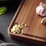 HEZHEN Cutting Board Double-sided Using Premium Black Walnut Wood Chopping Board Drain Water And Damp-proof Kitchen Tools