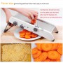 Mandoline Kitchen Gadgets Slicer Grater For Vegetables Cutter Stainless Steel Shredder Cabbage Potato Multi-Fuctional Chopper
