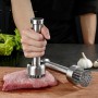 304 Stainless Steel Meat Tenderizer, Durable 21 Ultra Sharp Needle Blade Tenderizer for Steak, Beef - Kitchen Cooking Tools