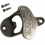 Zinc Alloy Bottle Opener Wall Mounted Vintage Retro Beer Opener Tool Accessories Bronze Color with Screws Bar Decoration Gadgets