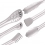 6pcs/set Stainless Steel Mini Serving Tongs 6inch Appetizers Tongs Small Sugar Tongs Ice Cube Clips Kitchen Tongs