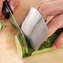 Stainless Steel Finger Protector Anti-cut Finger Guard Kitchen Tools Safety Vegetable Cutter Hand Protecter Kitchen Accessories