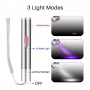 Cat Toy 3 in 1 USB Rechargeable Funny Cat Chaser Toys Mini Flashlight Laser LED Pen Light Cat Light Pointers Dropshipping