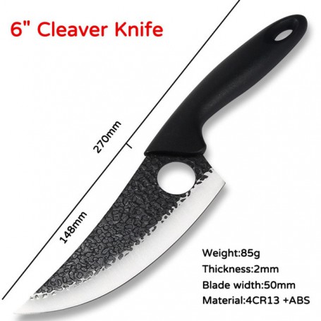 Professional Chinese Kitchen Chef Knife Multifunctional Meat Cleaver Vegetable Cutter Butcher Knife Slicing Knife Cooking Tools