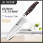 XINZUO High Quality 3.5+5+8+8+8"  Paring Utility Cleaver Chef Knife Germany 1.4116 Stainless Steel 1PCS 5PCS Kitchen Knife Sets
